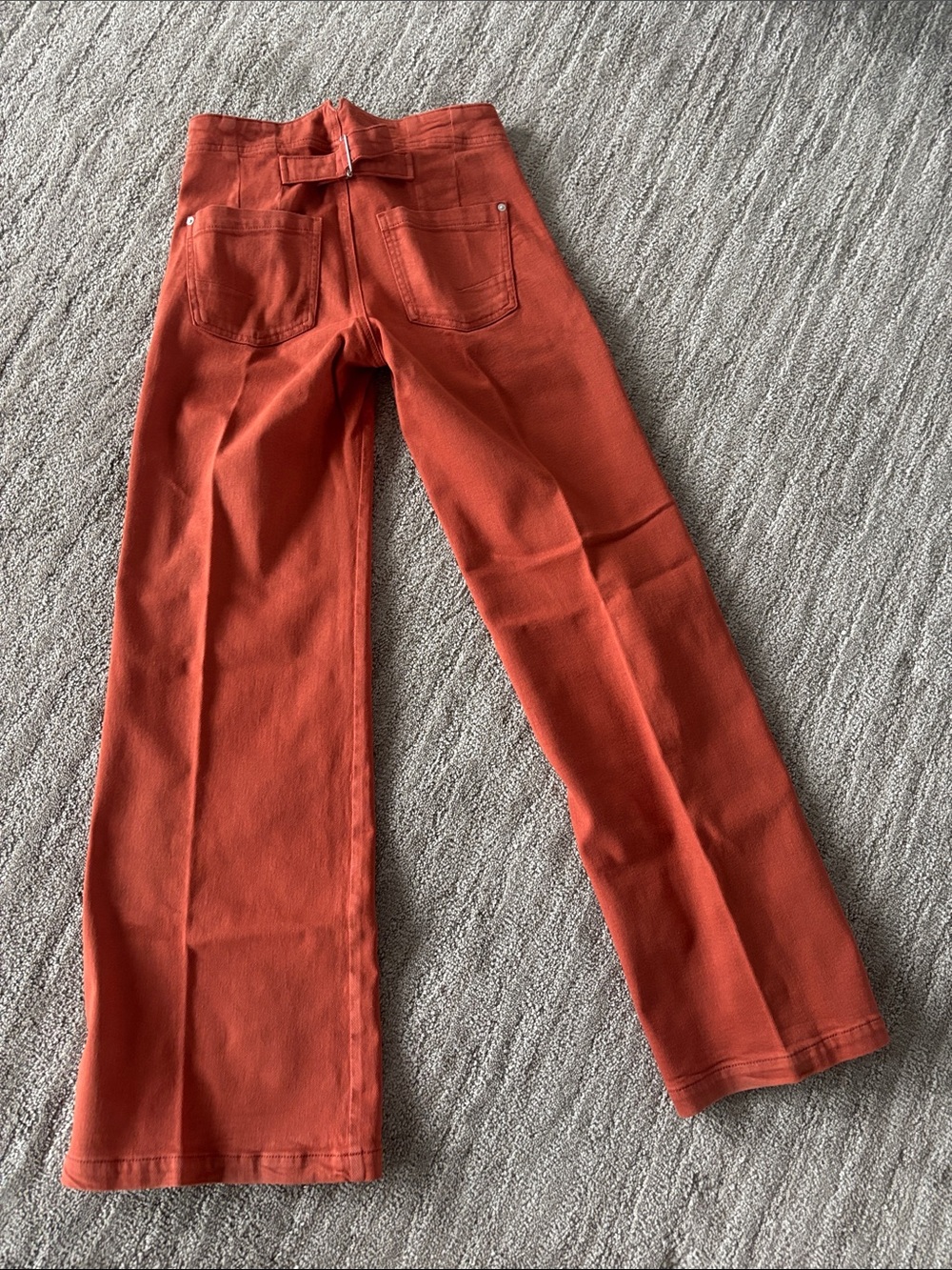 Women’s Rust Wide-Leg Utility Pants - Picture 4 of 5